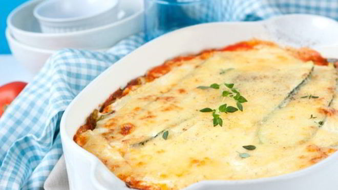 Рецепт Лазанья с курицей и кабачком