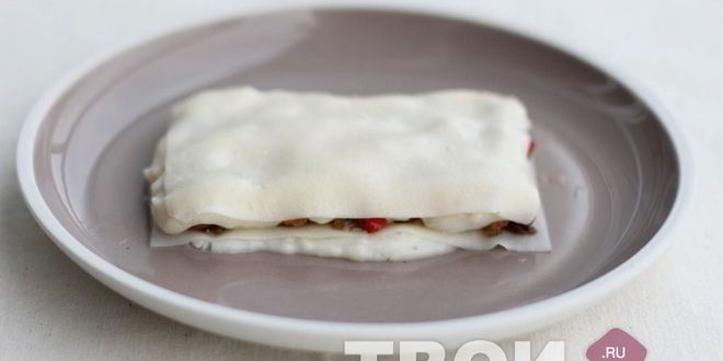 Рецепт лазанья с курицей