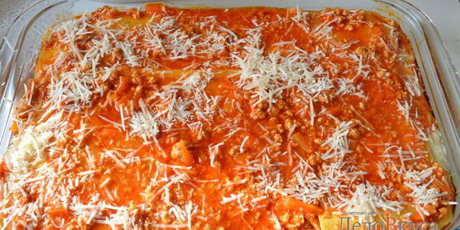 Рецепт лазаний с мясома