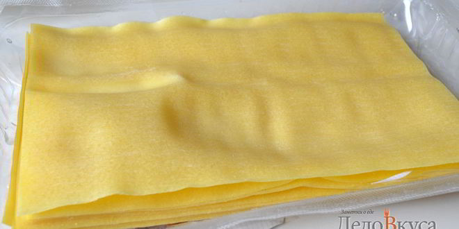 Рецепт лазаний с мясома