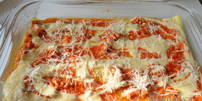Рецепт лазаний с мясома