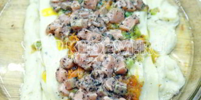 Рецепт лазанья с рыбой