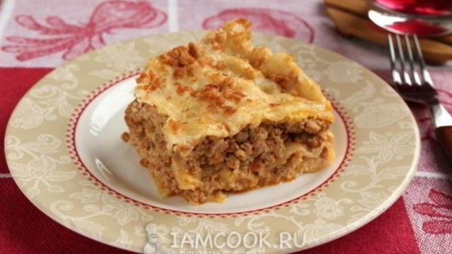 Рецепт Лазанья в мультиварке