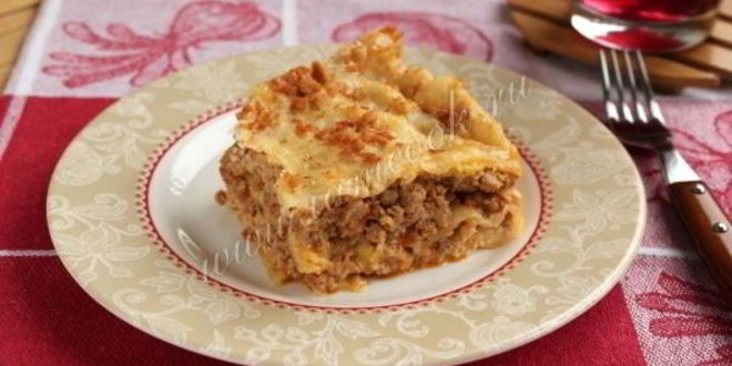 Рецепт лазанья в мультиварке