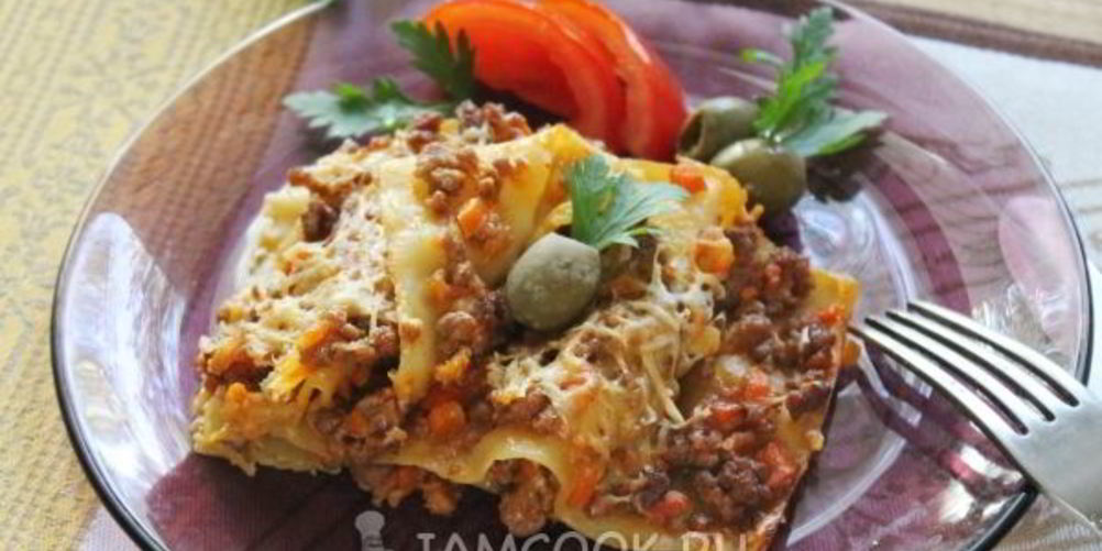 Как приготовить мясная лазанья