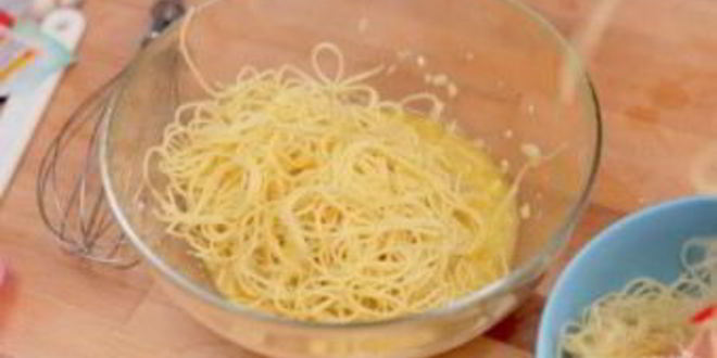 Рецепт чипсов иза спагетти