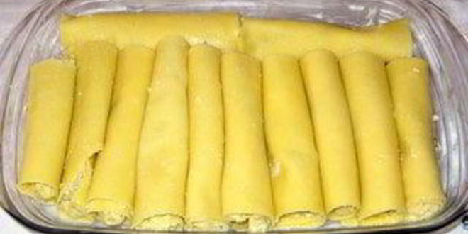 Рецепт домашние каннелони с баклажанами