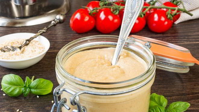 Рецепт Домашняя тахина — восточная кунжутная паста