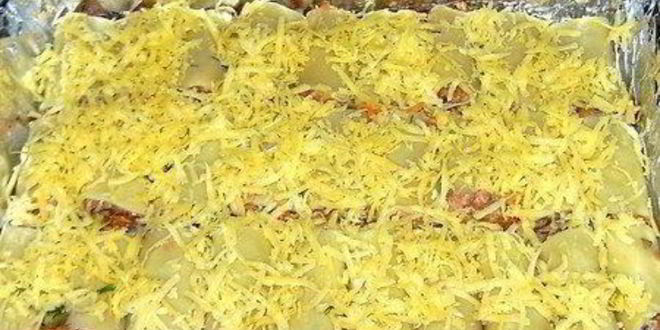 Рецепт фаршированные каннеллони, запеченные с сыром