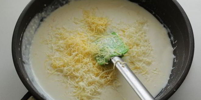 Рецепт гратен из макарон, куриной грудки и брокколи