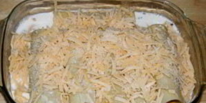 Рецепт каннеллони, фаршированные курицей и грибами