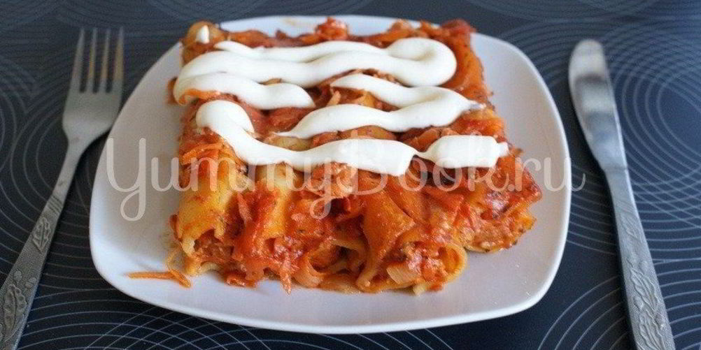 Как приготовить каннеллони с фаршем в томатном соусе