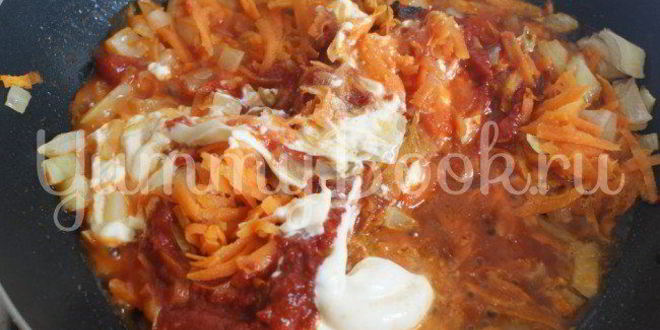 Рецепт каннеллони с фаршем в томатном соусе