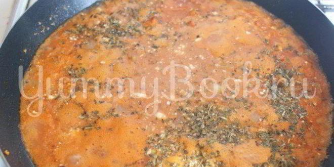 Рецепт каннеллони с фаршем в томатном соусе