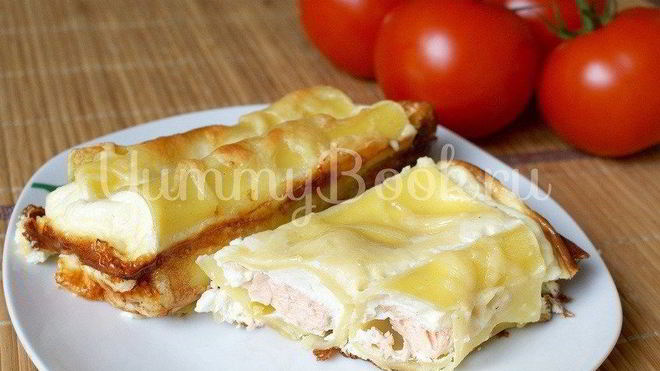 Рецепт Каннеллони с филе семги