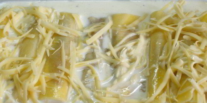 Рецепт каннеллони с филе семги