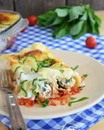 Каннеллони с рикоттой и черемшой