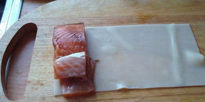 Рецепт каннеллони с семгой