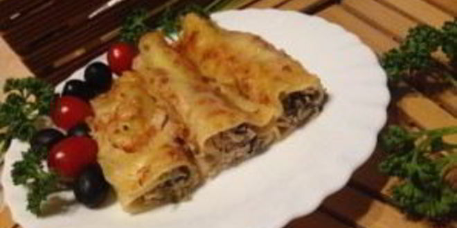 Рецепт каннеллони с тунцом в помидорном соусе