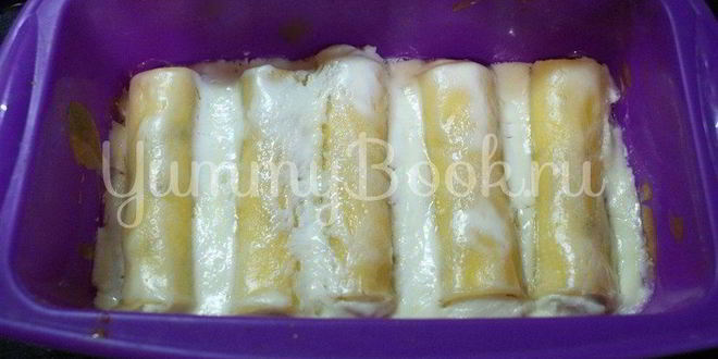 Рецепт каннеллони с творогом