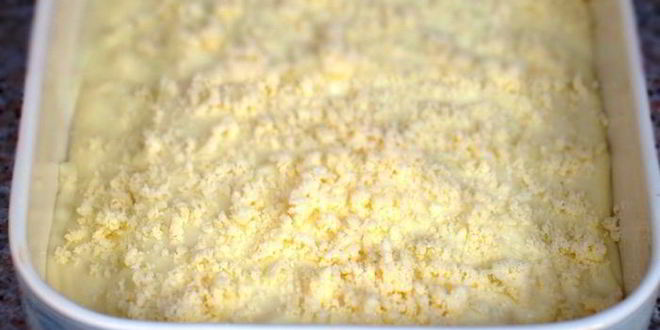 Рецепт каннелони с козьим сыром и орехами под соусом бешамель