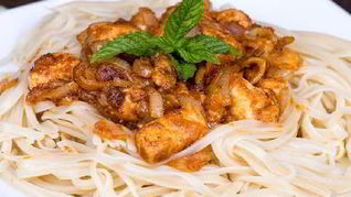 Рецепт Макароны болоньезе с куриной грудкой