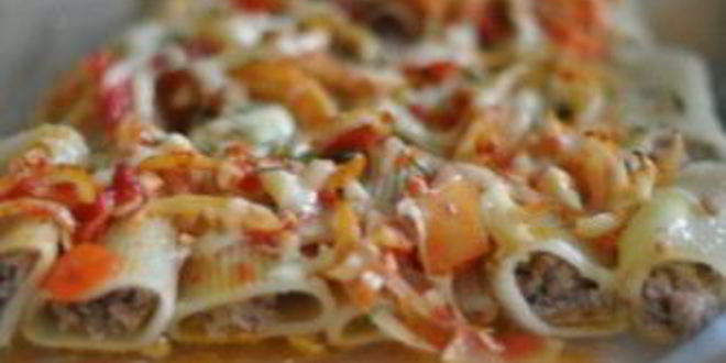 Рецепт макароны фаршированные в духовке