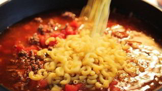 Рецепт Макароны на сковороде