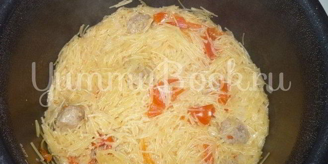 Рецепт макароны паутинка по-быстрому из мультиварки