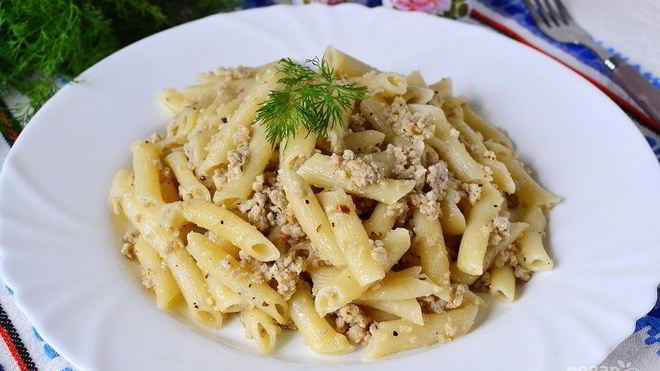 Рецепт Макароны по-флотски вкусно