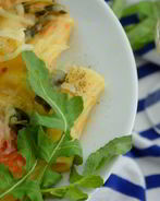 Макароны по-тоскански с рукколой