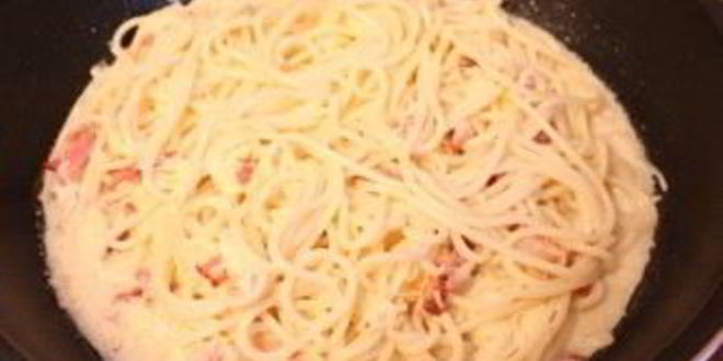 Рецепт макароны под соусом карбонара