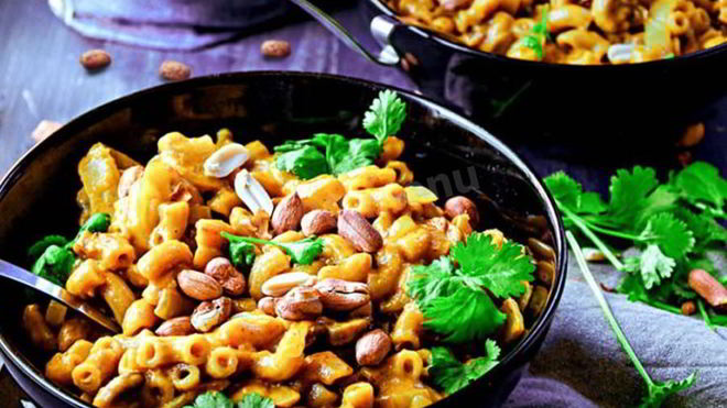 Рецепт Макароны рожки по вегетариански