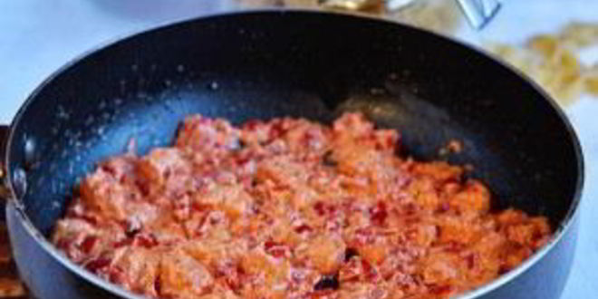 Рецепт макароны с болгарским перцем