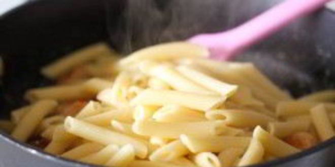 Рецепт макароны с креветками