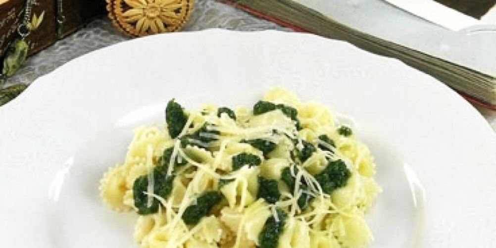Как приготовить макароны с соусом из трав