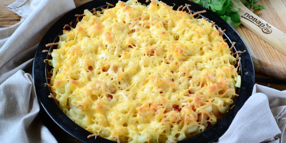 Рецепт макароны с курицей