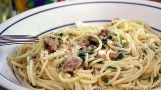 Рецепт Макароны с тушенкой