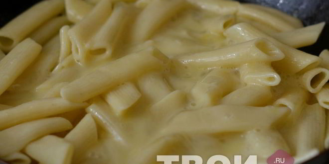 Рецепт макароны с яйцом