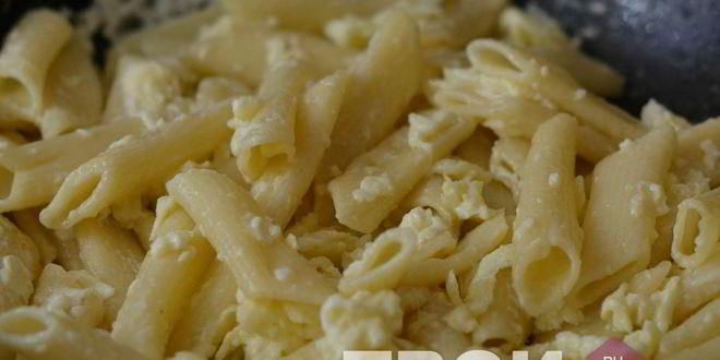 Рецепт макароны с яйцом