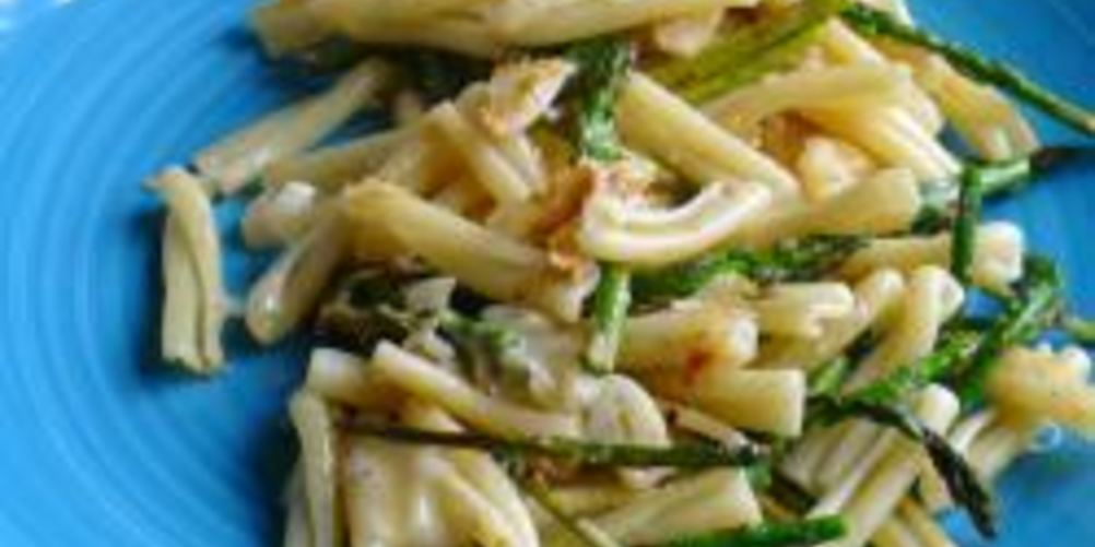 Как приготовить макароны со спаржей и сыром