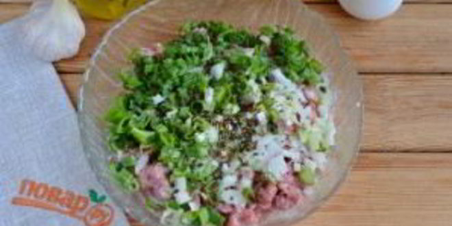 Рецепт оладушки из фарша и спагетти