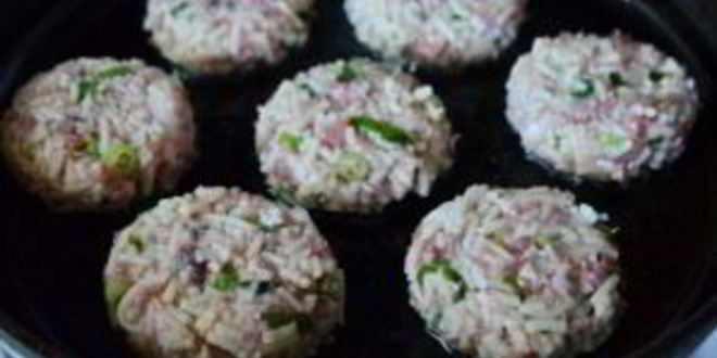 Рецепт оладушки из фарша и спагетти