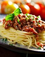 Паста болоньезе с томатной пастой