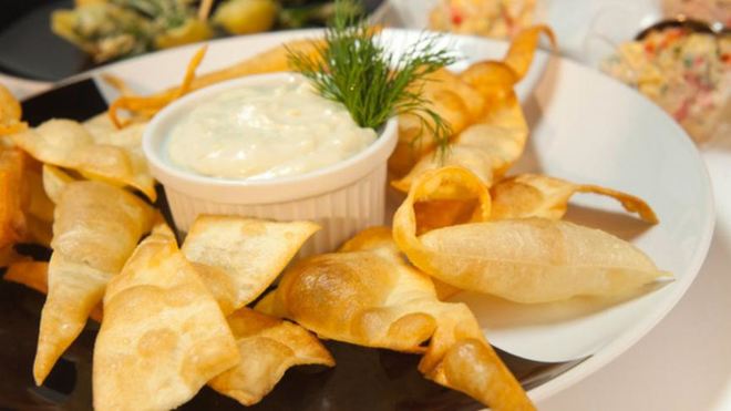 Рецепт Паста фри с сырным соусом