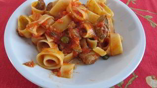 Рецепт Паста Каламарата с рыбным соусом
