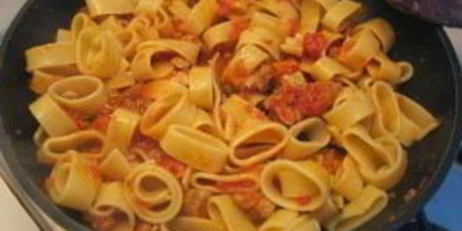 Рецепт паста каламарата с рыбным соусом