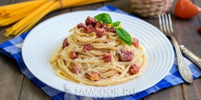Рецепт паста карбонара