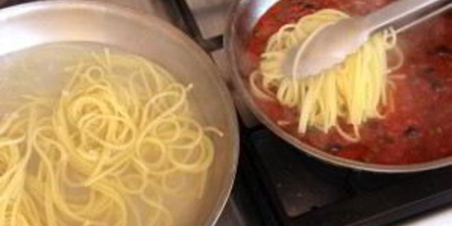 Рецепт паста с анчоусами и оливками