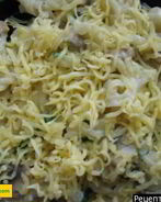 Паста с грибами в сливочном соусе с белым вином и сыром